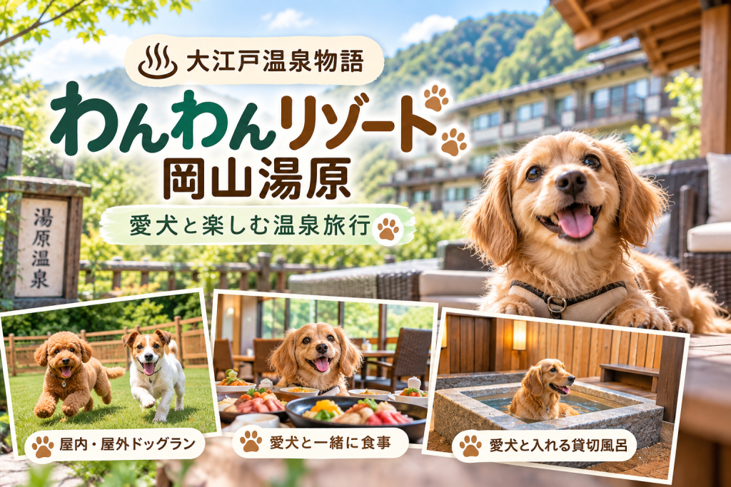 愛犬と楽しむ湯原温泉リゾート
